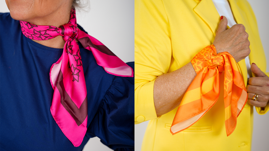 De satijnen sjaals zijn er ✨