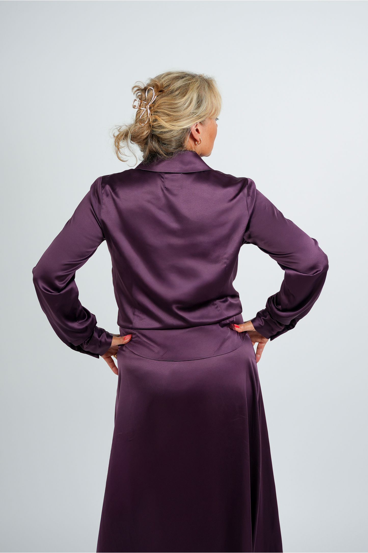 Blouse – Donkerpaars | FW25