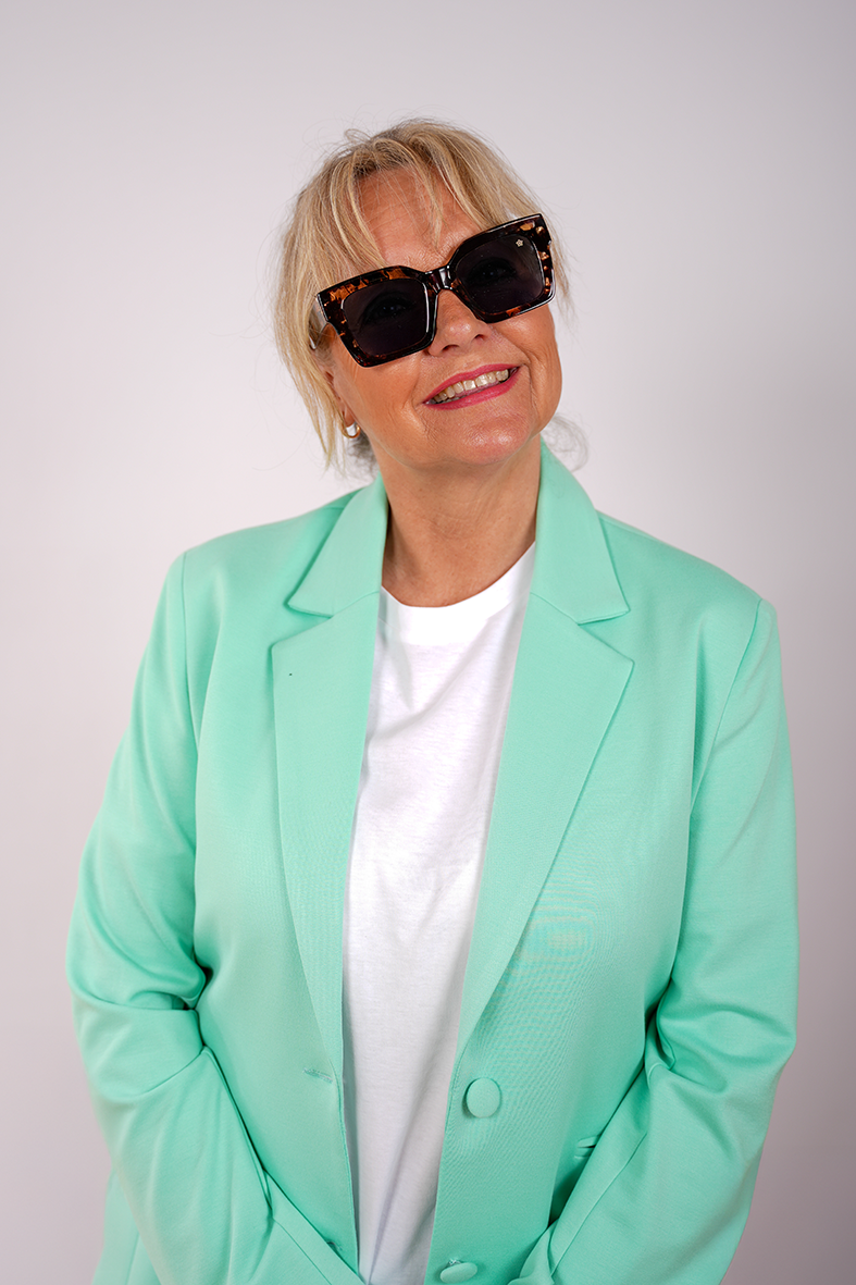 Gedurfde & Felle Zonnebril Bruin & Blauw