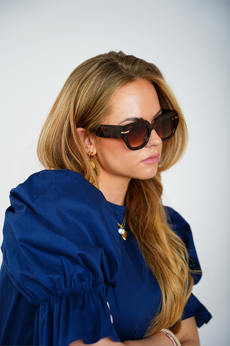 Cateye Sunglasses Brown