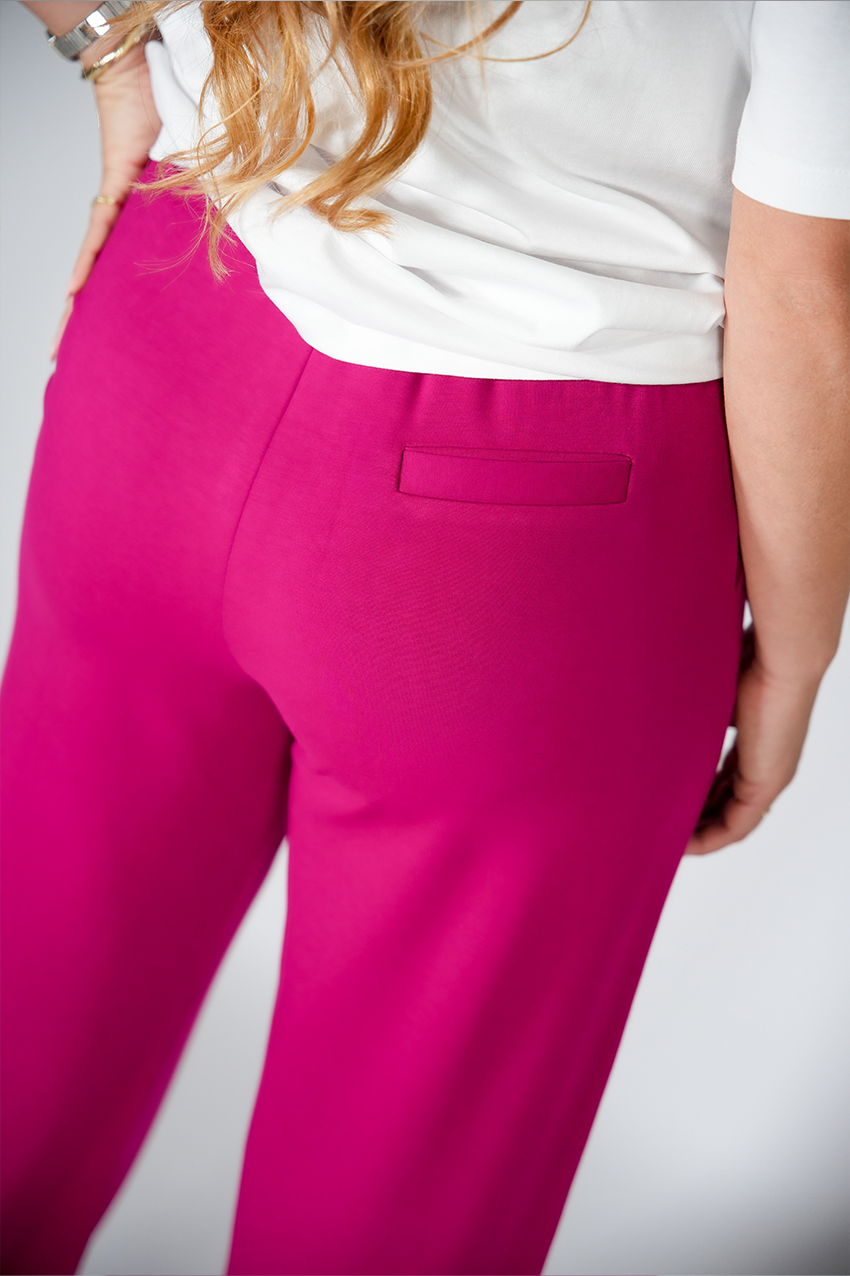Pants wide pink