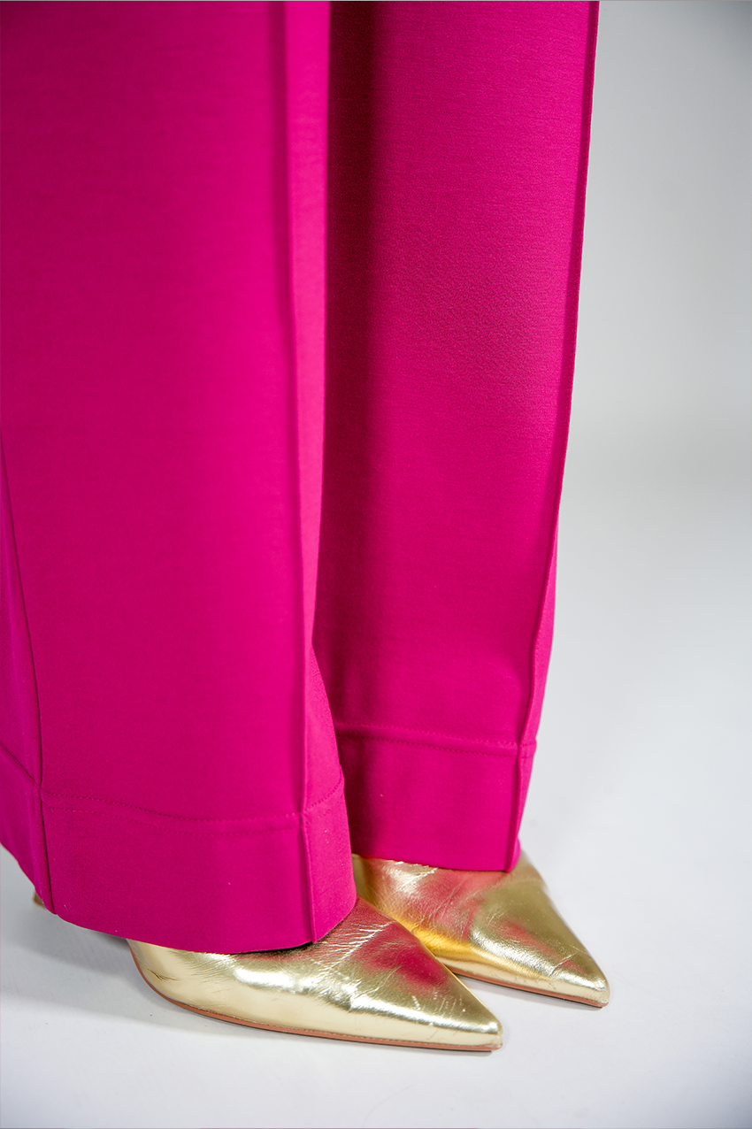 Pants wide pink