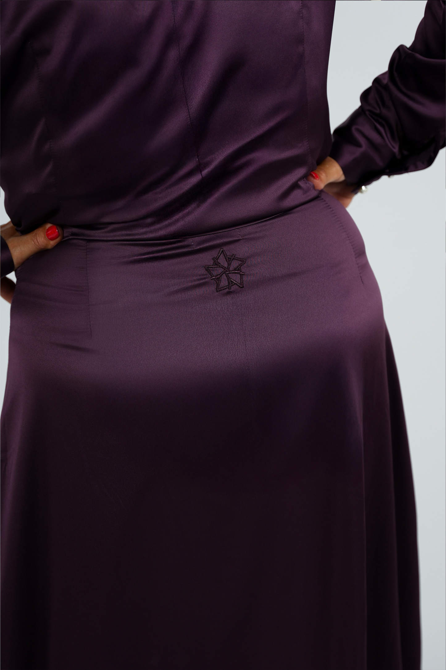 Lange Rok – Donkerpaars | FW25