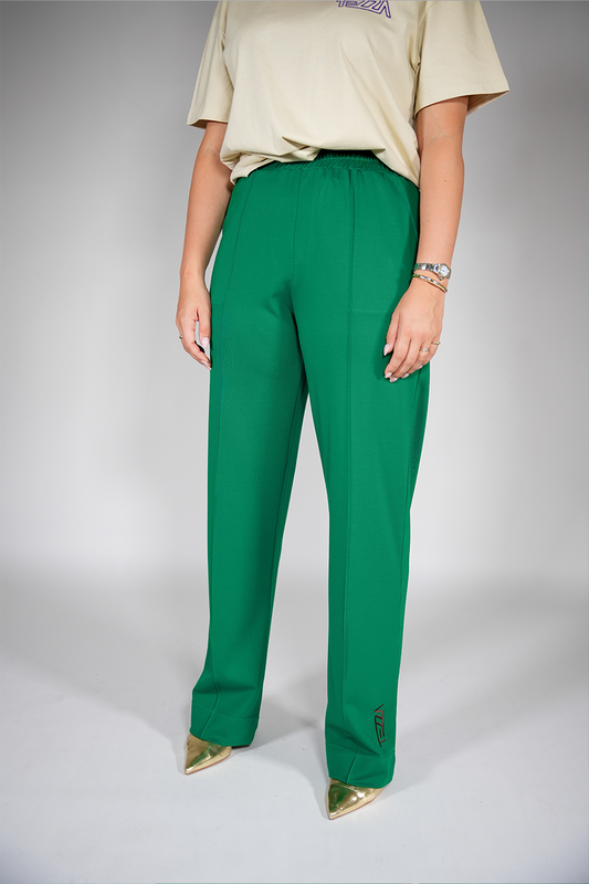 Pants wide green