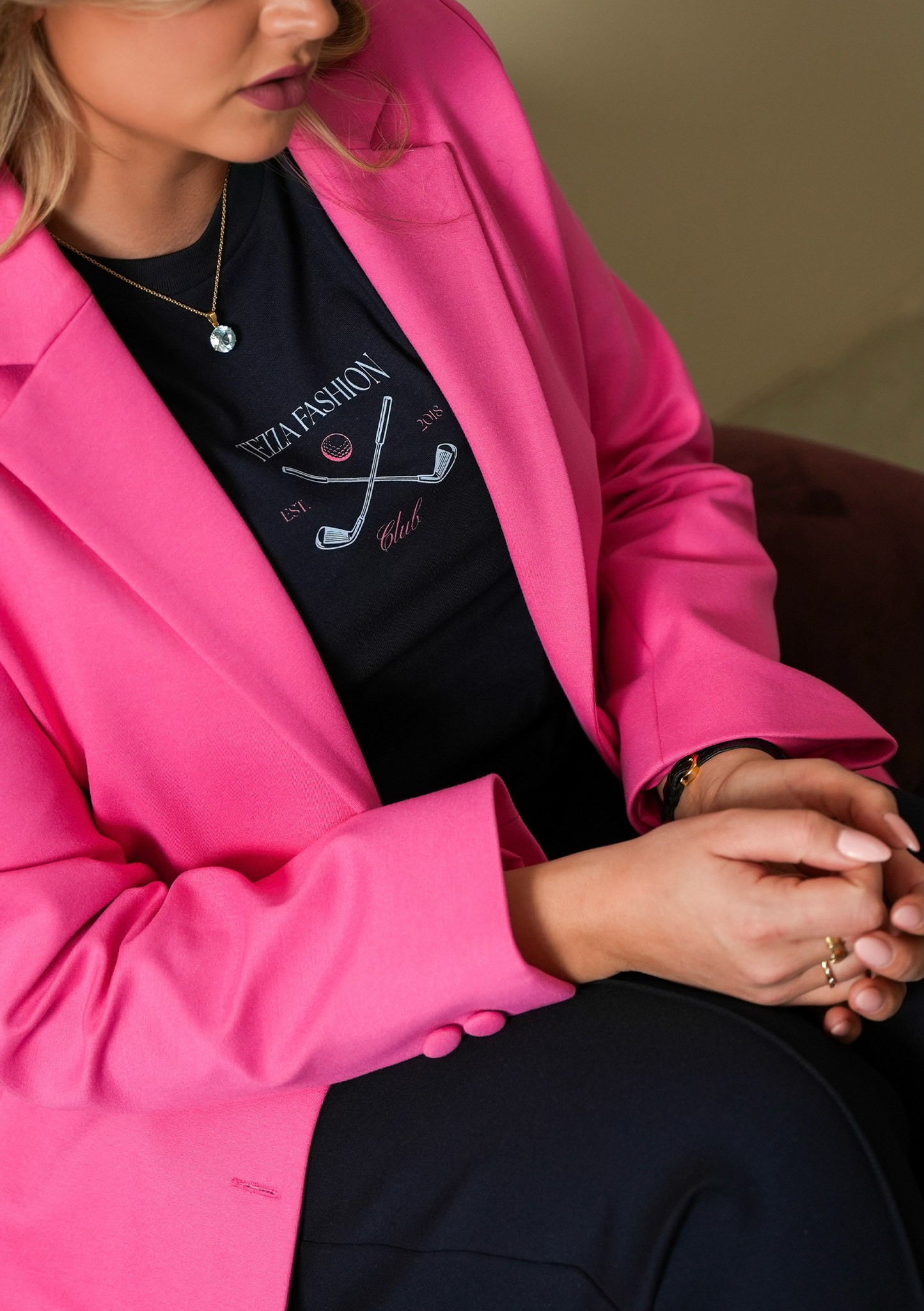 SS26 T-Shirt – Navy Golf