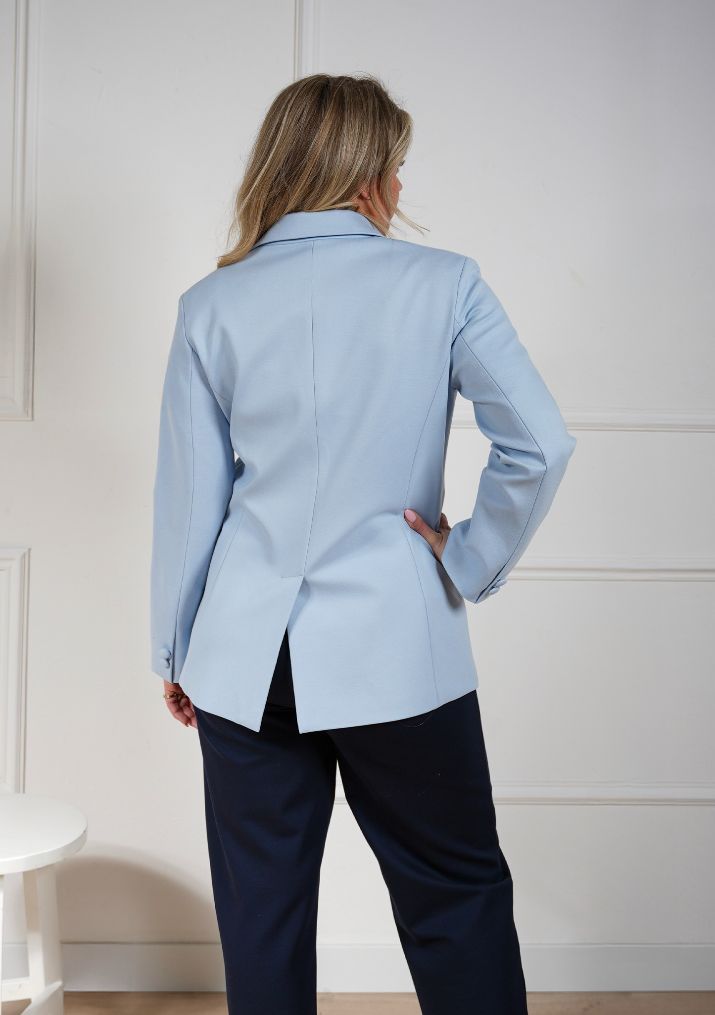 SS26 Oversized Blazer – Babyblauw