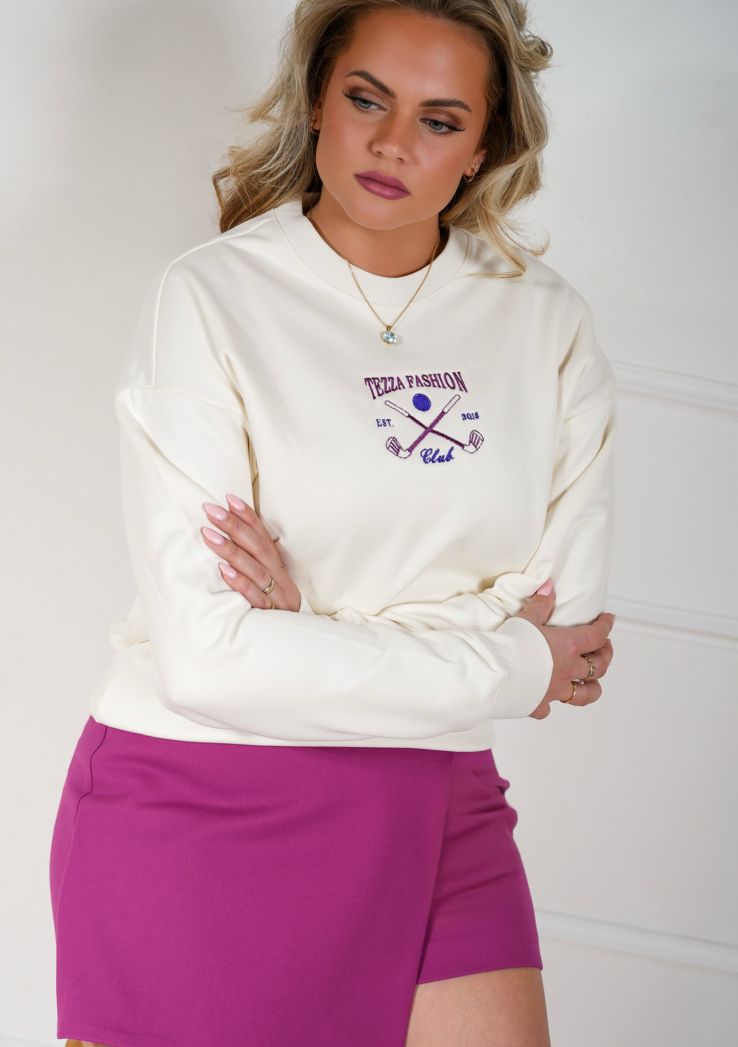 SS26 Sweater – Cream Golf
