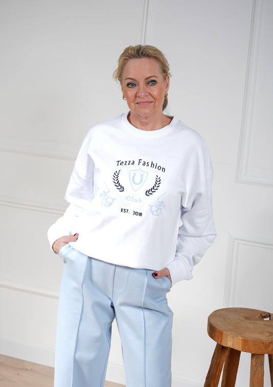 SS26 Sweater – White Polo