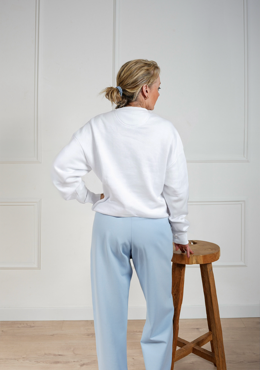 SS26 Sweater – White Polo