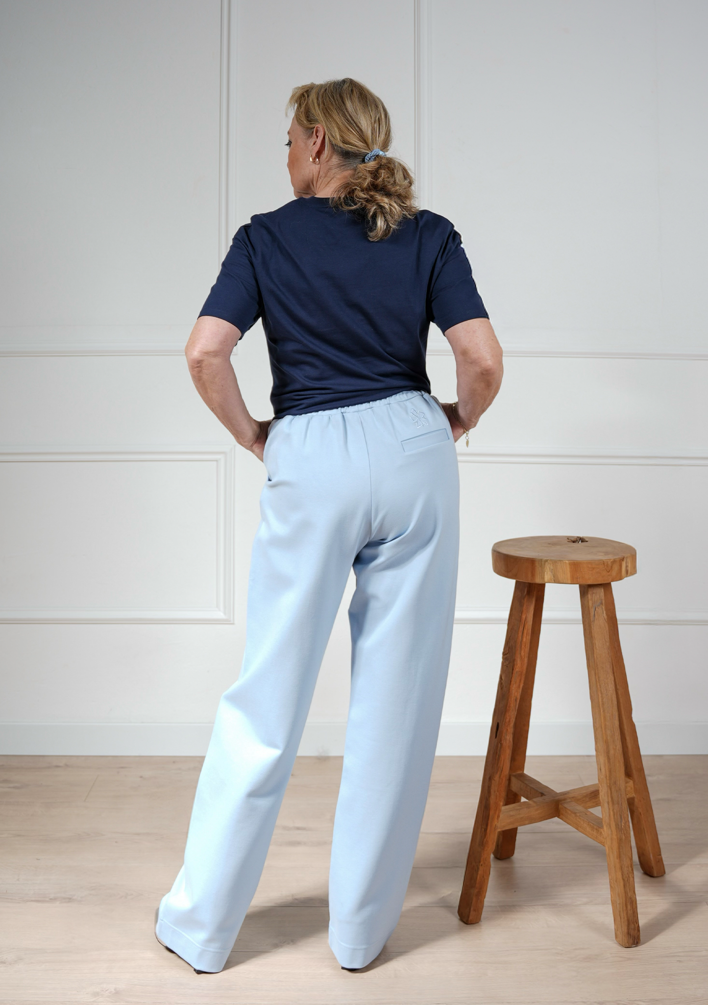 SS26 Tailored Broek – Babyblauw