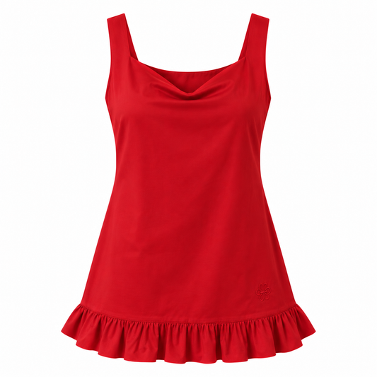 Short Dress – Dark Red