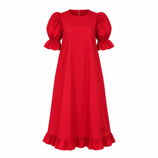 Long Dress – Dark Red