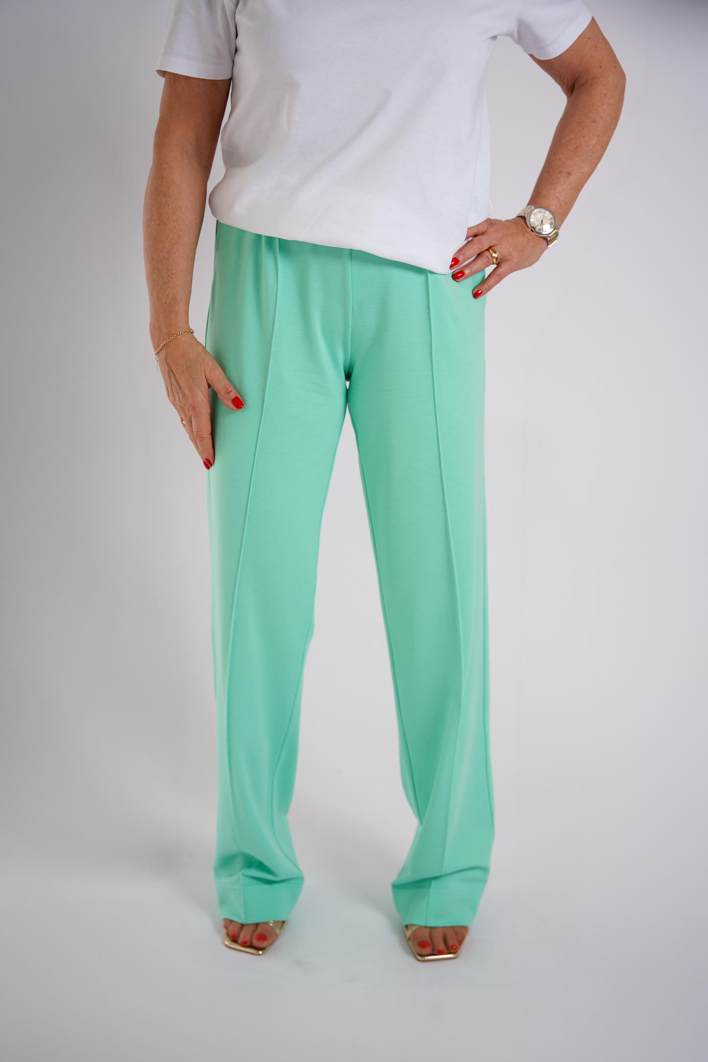 Pants Wide Acqua