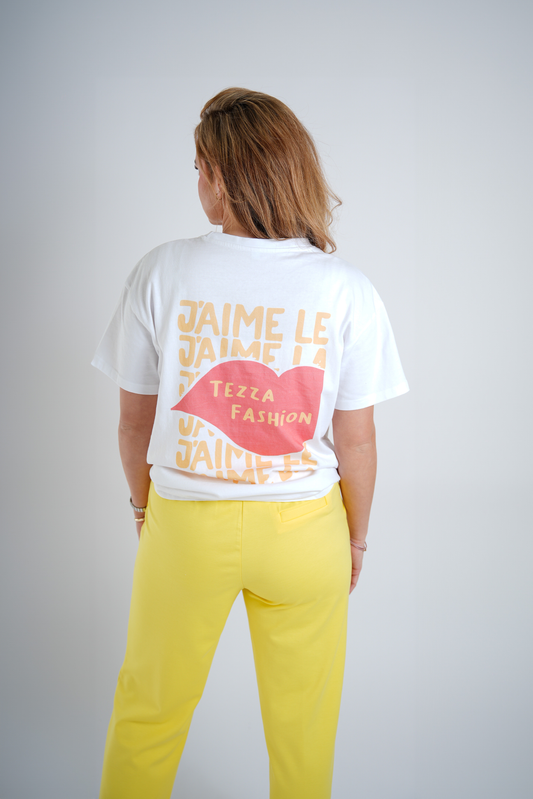 Oversized T-shirt Wit